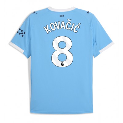 Fotballdrakt Herre Manchester City Mateo Kovacic #8 Hjemmedrakt 2025-26 Kortermet Fotballdrakt Herre Manchester City Mateo Kovacic #8 Hjemmedrakt 2025-26 Kortermet